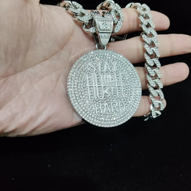 Cuban Chain HipHop Iced Out Bling Necklaces Fashion Charm Jewelry