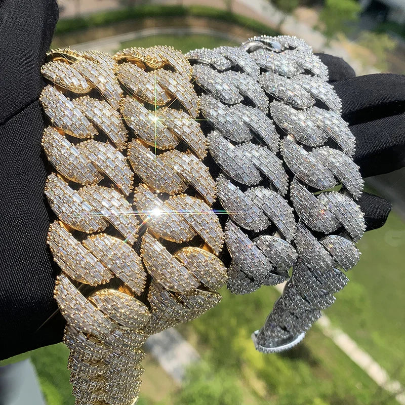 Don’t Miss Out: Iced-Out Cuban Link Chain Necklace – Bold Rapper Jewelry